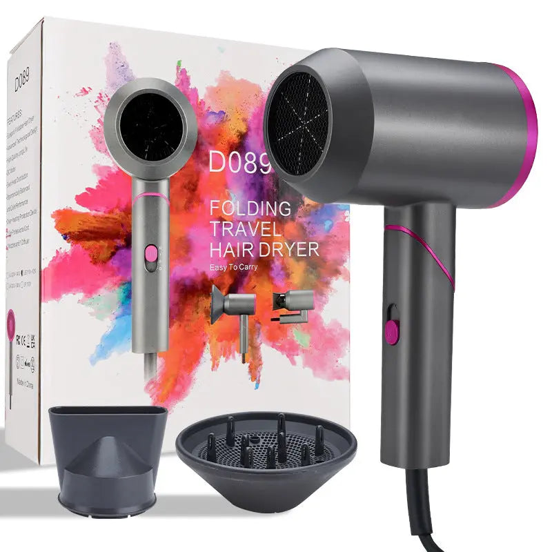 新款时尚自带香味设计电吹风机 折叠式蓝光负离子1800w大功率速干吹风筒 asianstore11