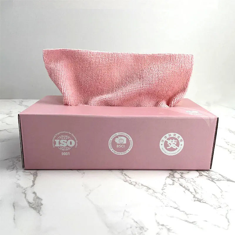 家用抽取式抹布盒装20抽 吸水加厚洗碗布百洁布一次性懒人抹布可重复使用 干湿两用可水洗擦桌子洗碗刷锅 絮日