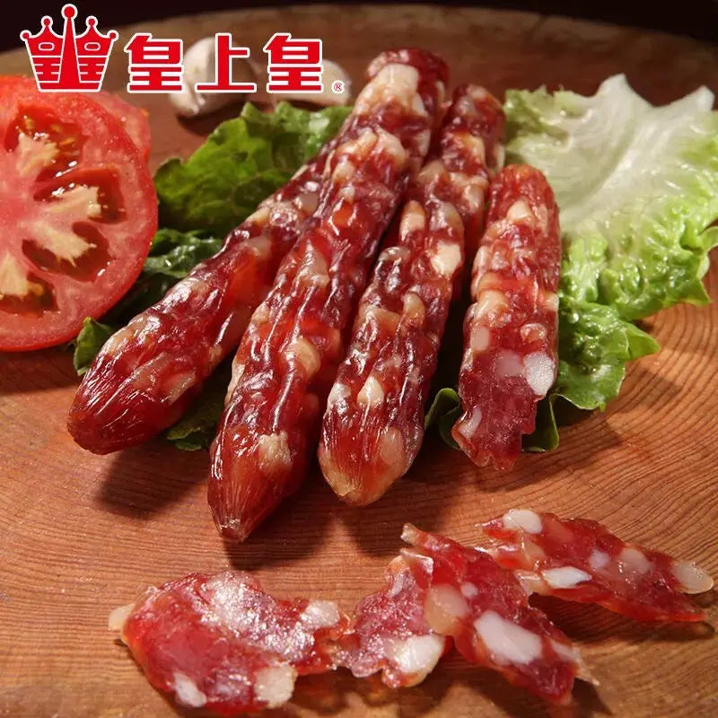 皇上皇添福腊肠400g广式香肠腊味咸甜五分瘦 皇上皇