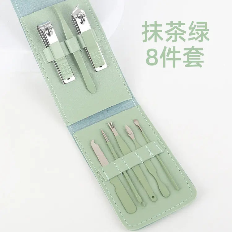 美甲工具家用便携8件套指甲刀套装 asianstore11