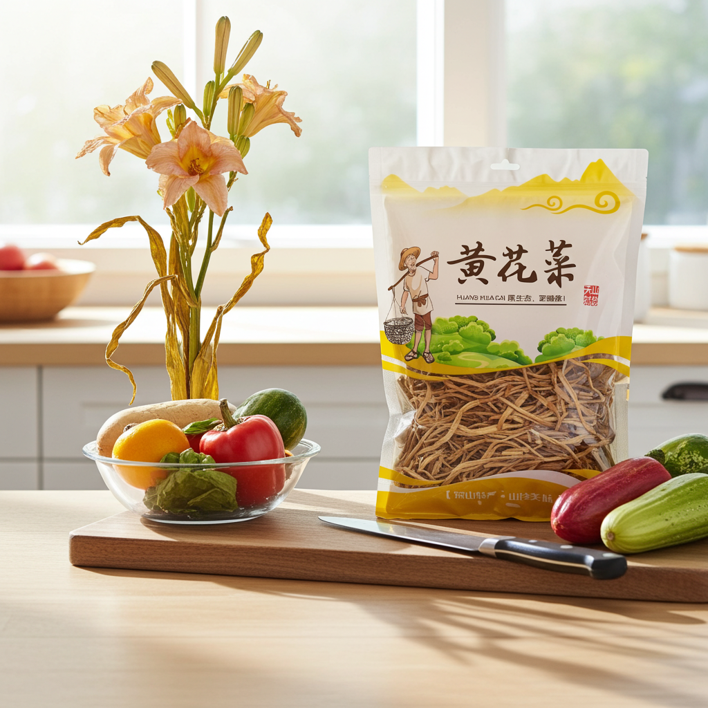 庆阳特产 农家新采摘黄花菜8oz健脑抗衰老、清热解毒