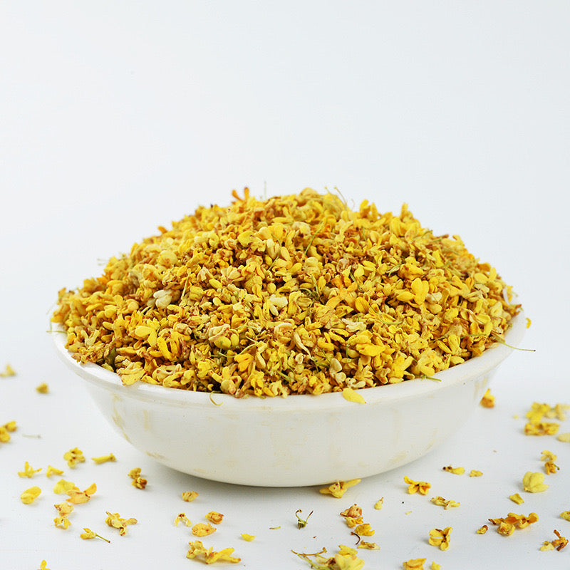 【桂林特产】100%天然无硫3A金桂花 人工挑选当季百年老树飘香泡水祛痰止咳、行气止痛、祛口臭、活血化瘀