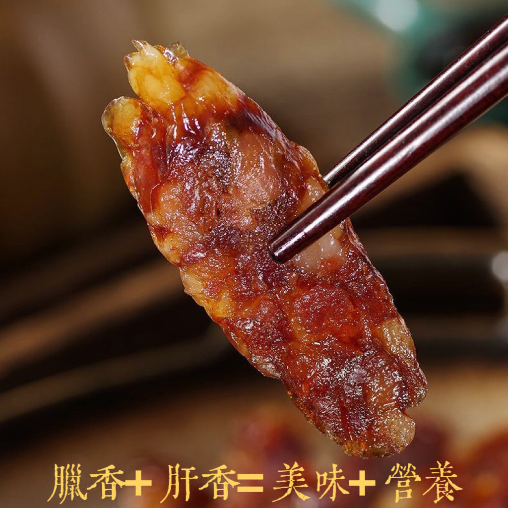 广府传统陈皮鸭润腊肠500g营养丰富 双重味蕾 唇齿留香