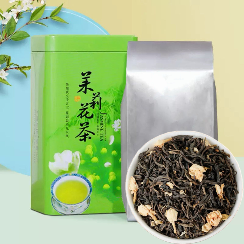 茉莉花茶绿茶浓香型250克礼盒铁罐装 博馨茶业有限公司