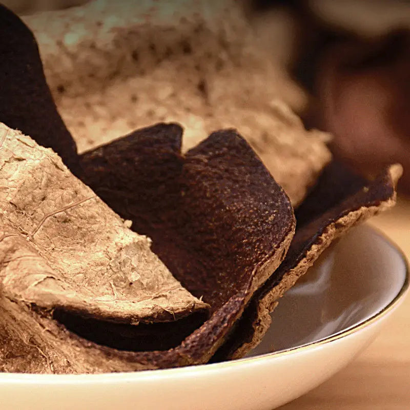 正宗广东侨乡新会特产10年陈皮干泡水化啖止咳传统工艺纯手工制作10年老陈皮生晒陈年陈皮代用茶250g罐装 asianstore11