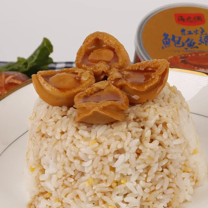 海之调即食红烧鲍鱼罐头【160克/4只】中鲍红烧口味罐装出口严选品质开盖即食 海之调