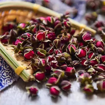 云南金边玫瑰花茶新货花草茶玫瑰干花散装批发500克/17.65oz玫瑰花蕾干茶 asianstore11