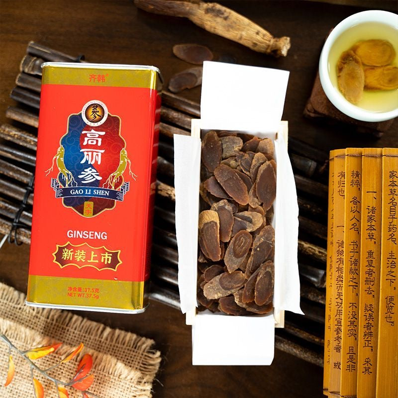 天字号齐韩高丽参37.5g（切参）大补元气 温补脾肾