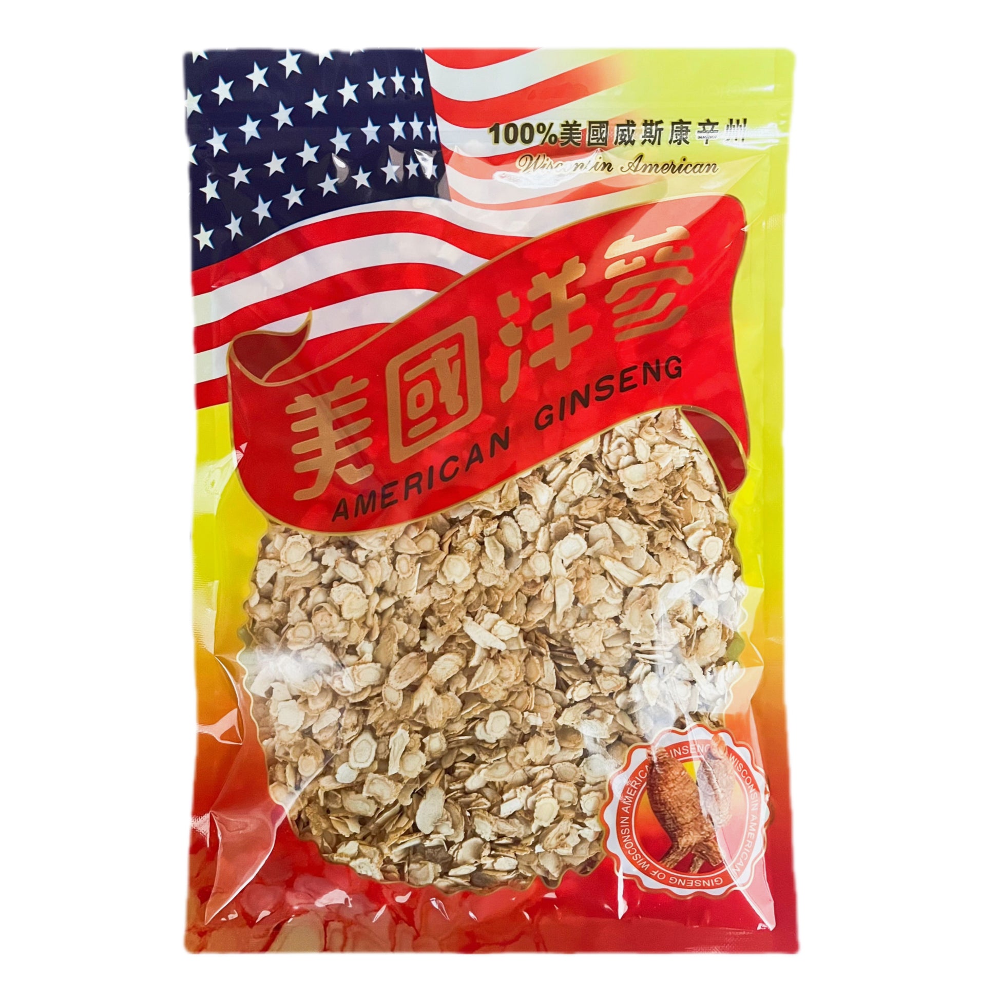 精选美国花旗参片8oz中小圆片 asianstore11