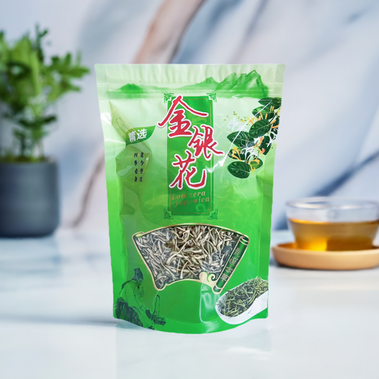 中药材 特级金银花嫩芽带毛绒100%天然草本植物清肝脏毒降火茶 asianstore11