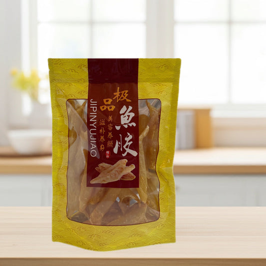 原生态野生黄花胶100头（黄花筒、鱼胶） 海味干货 亚洲商店11