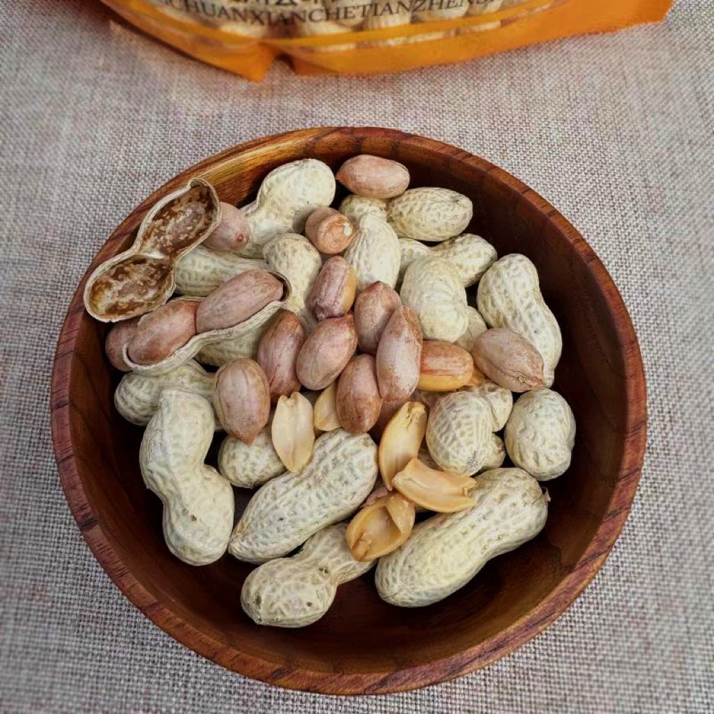 河源车田特产牛海花生500g 颗粒饱满 香脆可口 传统柴火沙炒盐焗