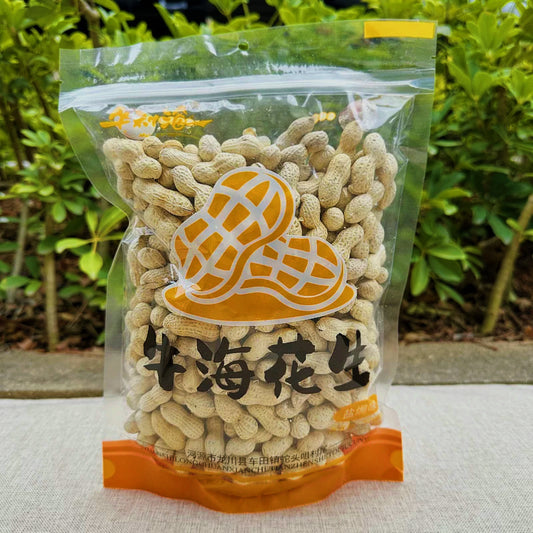 河源车田特产牛海花生500g 颗粒饱满 香脆可口 传统柴火沙炒盐焗
