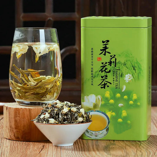 茉莉花茶绿茶浓香型250克礼盒铁罐装 博馨茶业有限公司