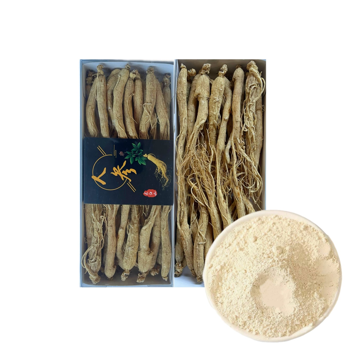 东北特产 长白山生晒人参8oz盒30支 泡茶泡酒煲汤延年益寿、大补元气、改善心脏功能、健脾益肺 亚洲商店11