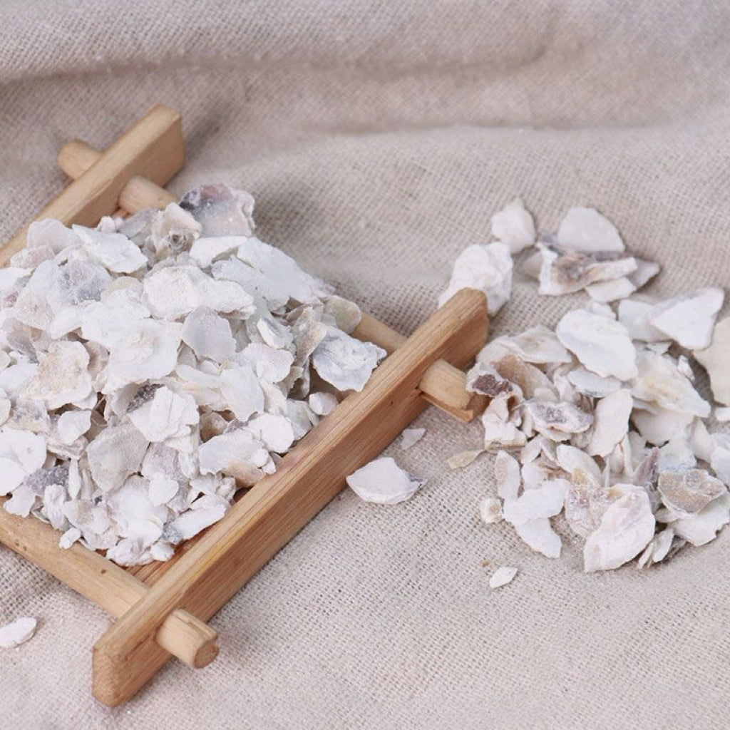 中药牡蛎 安神、敛阴、潜阳、固涩、化痰、软坚、散结